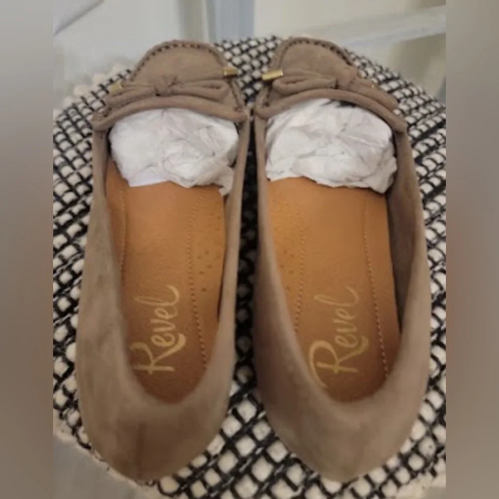 New- Moccasin Loafers with Bow Detail- Kids